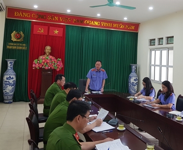 Phòng 8, Viện KSND thành phố Hà Nội công bố Quyết định trực tiếp kiểm sát...